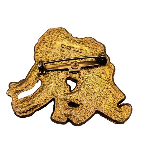 Mamselle Brooch Raggedy Ann and Andy Enamel Pin - Picture 2 of 3